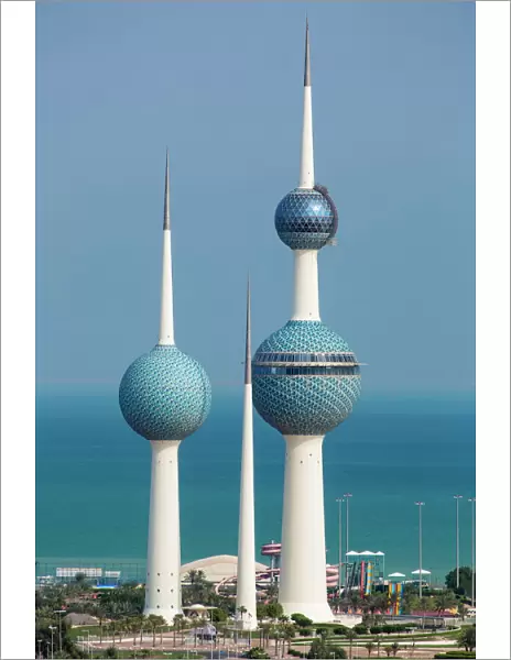 The Kuwait Towers, Kuwait City, Kuwait, Middle East