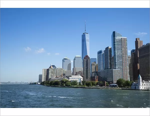 One World Trade Center, Lower Manhattan and Hudson River, New York City, New York, United States of America, North America