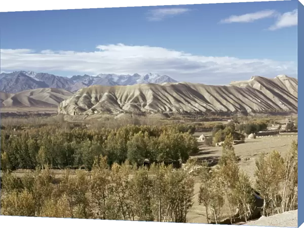 Bamiyan (Bamian) Valley and Koh-i-Baba (Kuh-e-Baba) mountain range, Afghanistan, Asia