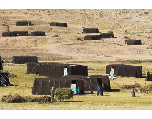 Aimaq nomad camp, Pal-Kotal-i-Guk, between Chakhcharan and Jam, Afghanistan, Asia