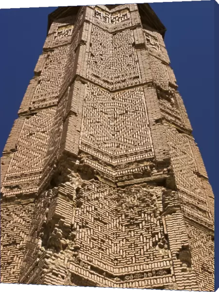 Minaret of Bahram Shah, with square Kufic and Noshki script, dating from the early 12th century