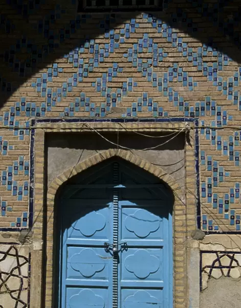 Doorway at the shrine of Khwaja Abdulla Ansari, Sufi poet and philosopher born in Herat in 1006