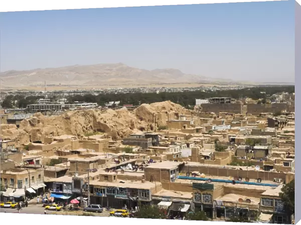 View from The Citadel (Qala-i-Ikhtiyar-ud-din), Herat, Herat Province, Afghanistan, Asia