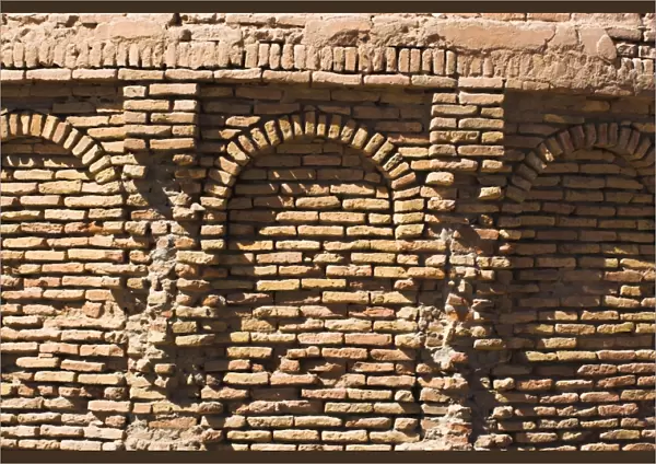 Base of minaret, The Mousallah Complex, Herat, Herat Province, Afghanistan, Asia