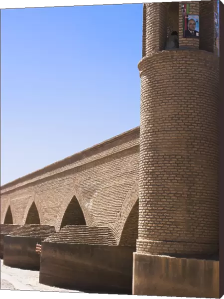 Pul-I-Malan, an ancient bridge of 15 arches now reconstructed, Herat, Herat Province