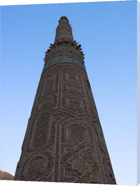 The 65 metre tall 12th century Minaret of Jam at dawn, UNESCO World Heritage Site