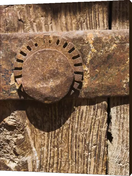 Detail of door near the Citadel, Herat, Herat Province, Afghanistan, Asia