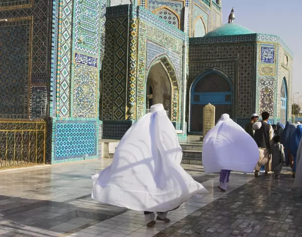 Women pilgrims at the Shrine of Hazrat Ali, who was assassinated in 661