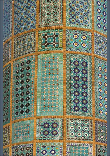 Minaret of Shrine of Hazrat Ali, who was assassinated in 661, Mazar-I-Sharif