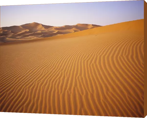 Sand dunes, Grand Erg Occidental, Sahara Desert, Algeria, Africa