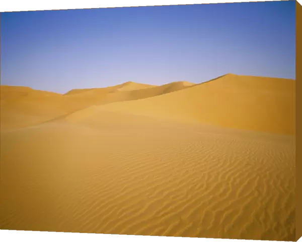 Sand dunes of the Grand Erg Occidental, Sahara Desert, Algeria