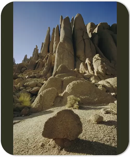 Rock formations, Hoggar mountains, Algeria, North Africa, Africa