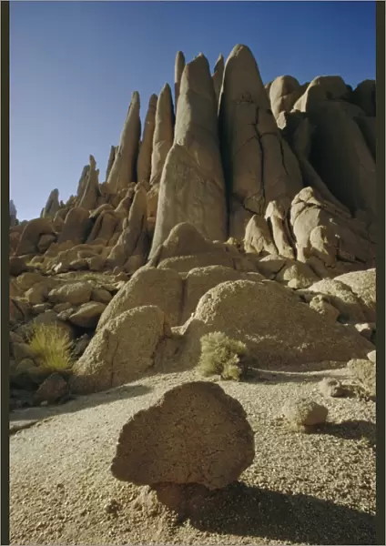 Rock formations, Hoggar mountains, Algeria, North Africa, Africa