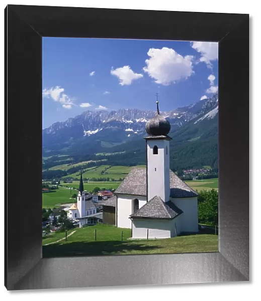 Churches of Ellmau, Tyrol region, Austria, Europe