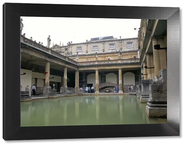 The Roman Baths, Bath, UNESCO World Heritage Site, Somerset, England, United Kingdom