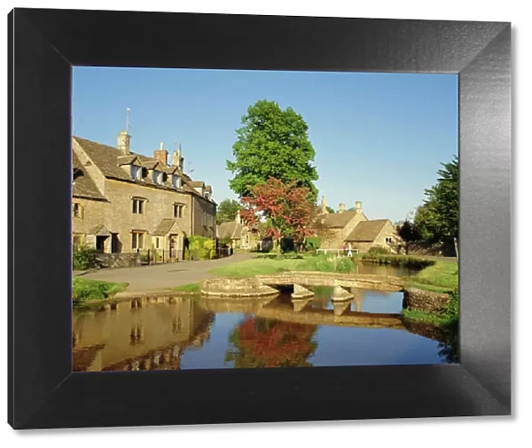 Lower Slaughter, the Cotswolds, Gloucestershire, England, UK