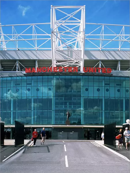 Manchester United football stadium, Old Trafford, Manchester, England, United Kingdom