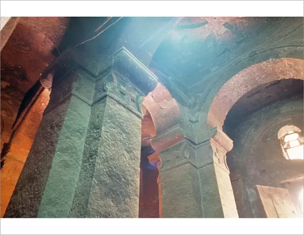 Interior, Bieta Ghiorghis (St. George s), Lalibela, UNESCO World Heritage Site