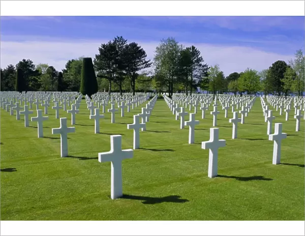 American cemetery, Colleville, Normandy D-Day landings, Normandie (Normandy)