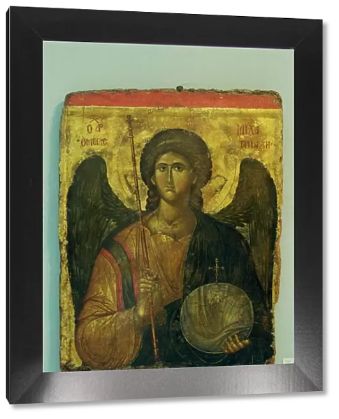 A 14th century icon of Archangel Michael in the Byzantine