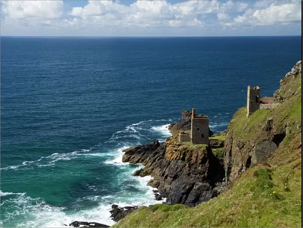 Crowns Mine, Botallack, UNESCO World Heritage Site, West Penwith, Cornwall, West Country