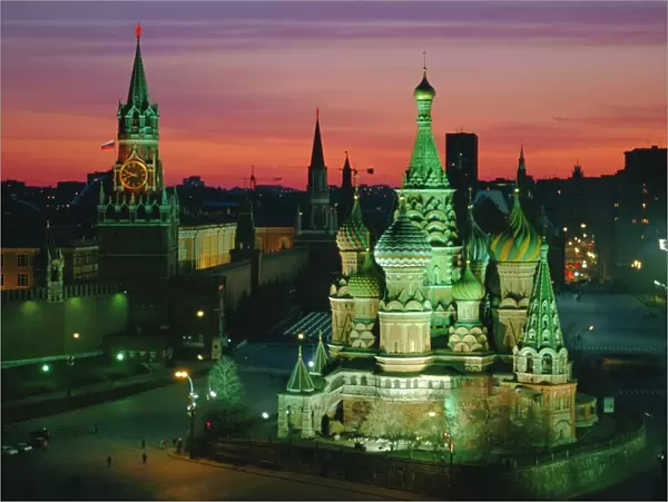 Sunset over Red Square