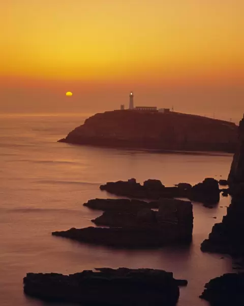 South Stack at sunset