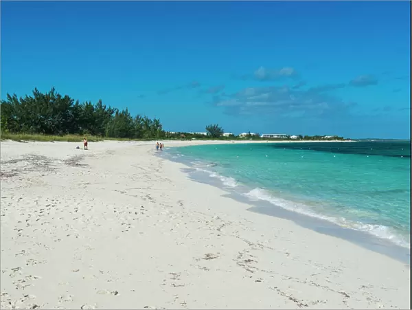 World famous Grace Bay beach, Providenciales, Turks and Caicos, Caribbean, Central