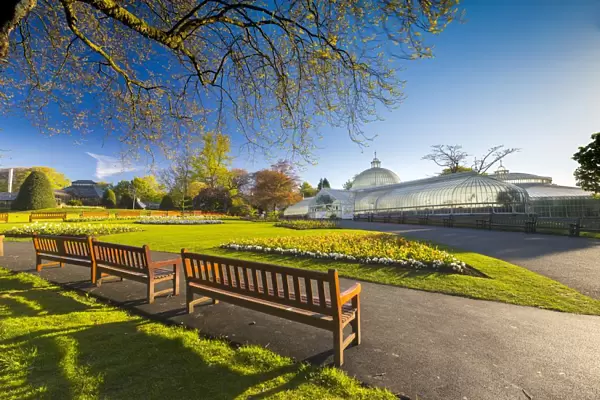 Kibble Palace, Greenhouse located at the Botanic Gardens, Glasgow, Scotland, United Kingdom