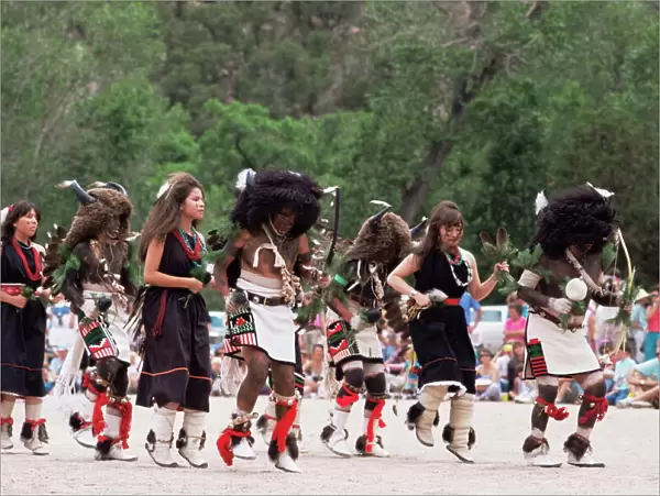 Buffalo dance performed by Indians from Laguna Pueblo on 4th July