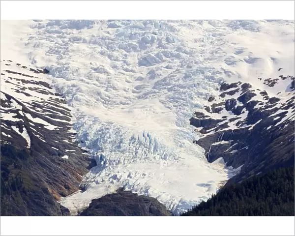 Glacier, Endicott Arm, Holkham Bay, Juneau, Alaska, United States of America, North