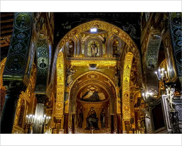 Palatine Chapel, Palermo, Sicily, Italy, europe