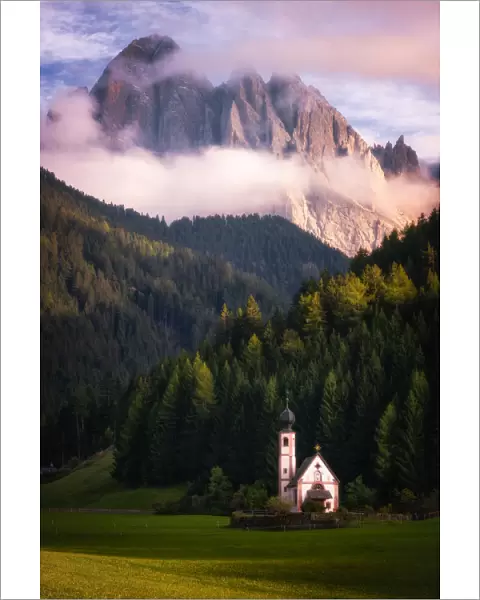 Chiesetta (Church) di San Giovanni, Dolomites, Italy, Europe
