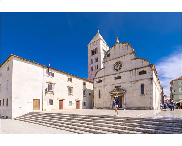 View of Catholic Church and Museum, Zadar, Zadar county, Dalmatia region, Croatia, Europe