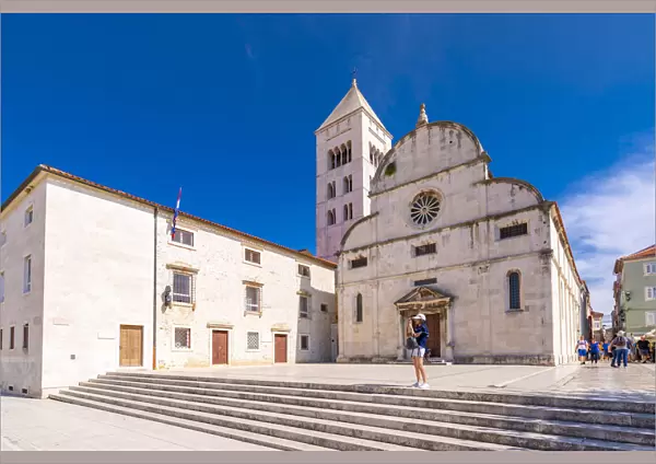 View of Catholic Church and Museum, Zadar, Zadar county, Dalmatia region, Croatia, Europe
