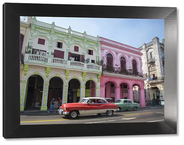 Vintage Cars, Havana, Cuba, West Indies, Central America