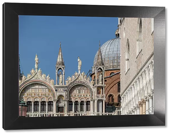 Palazzo Ducale and Basilica di San Marco, UNESCO World Heritage Site, Venice, Veneto, Italy, Europe