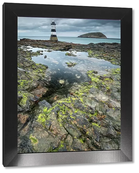 Trwyn Du Lighthouse, Penmon Point, Anglesey, Wales, United Kingdom, Europe