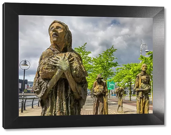 Famine Memorial, Custom House Quay, Dublin, Republic of Ireland, Europe