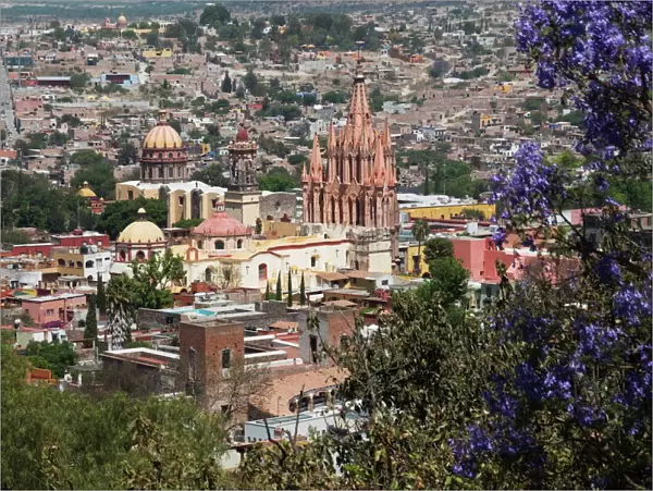 View from the Mirador over La Parroquia church, San Miguel de Allende (San Miguel)