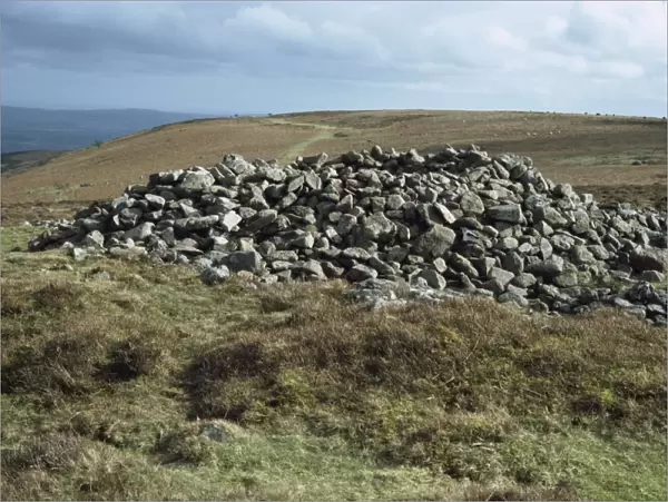 Iron Age burial mound, Black Hill, near Haytor, Dartmoor National Park