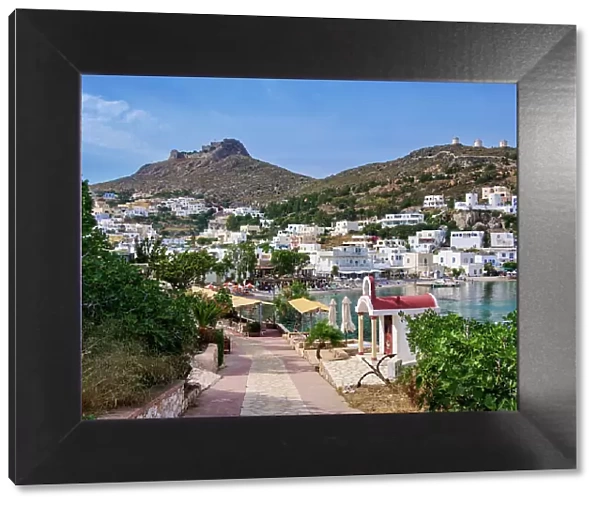Pandeli Waterfront, Agia Marina, Leros Island, Dodecanese, Greek Islands, Greece, Europe