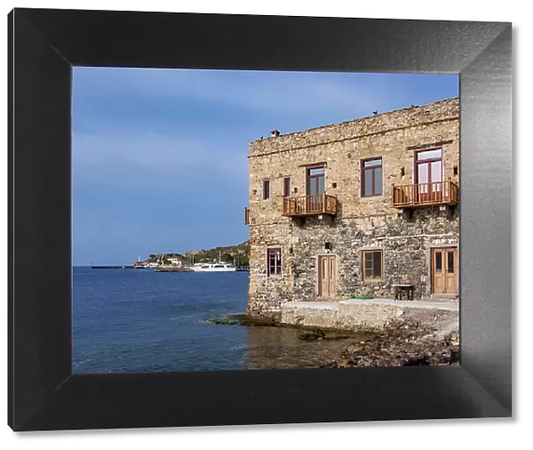 Agia Marina Waterfront, Leros Island, Dodecanese, Greek Islands, Greece, Europe
