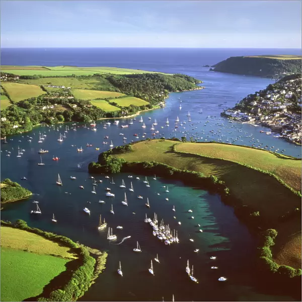 Aerial image of Salcombe and East Portlemouth, Kingsbridge Estuary, Devon