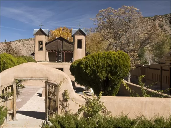 El Santuario de Chimayo, built in 1816, Chimayo, New Mexico, United States of America