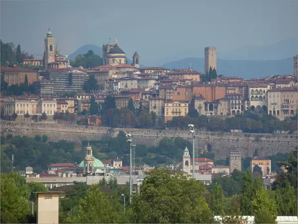 Skyline, Bergamo, Lombardy, Italy, Europe