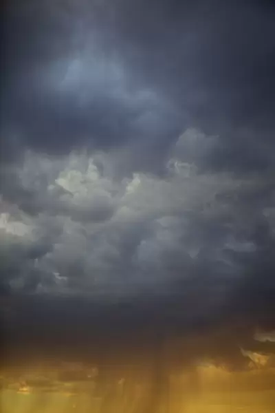 Storm clouds and sunshine, Kansas, United States of America, North America