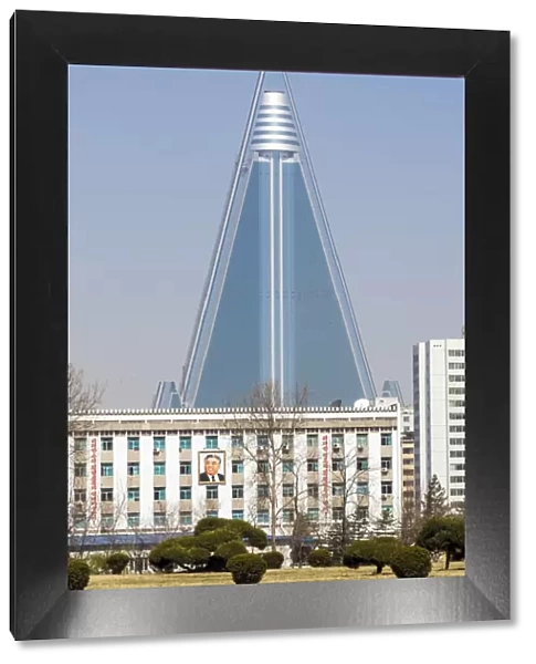 Ryugyong Hotel, Pyongyang, Democratic Peoples Republic of Korea (DPRK), North Korea, Asia