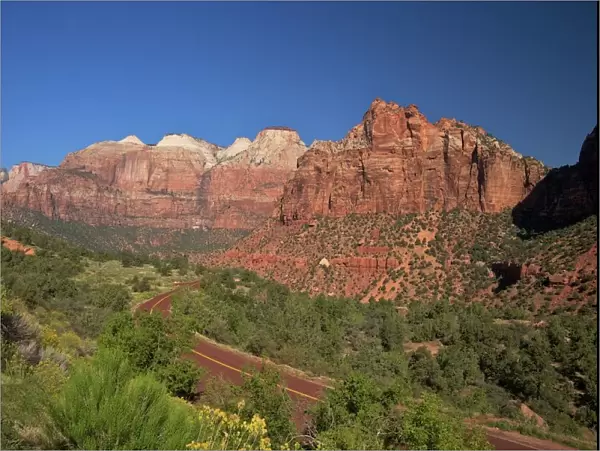 Zion-Mount Carmel Highway, Zion National Park, Utah, United States of America, North America