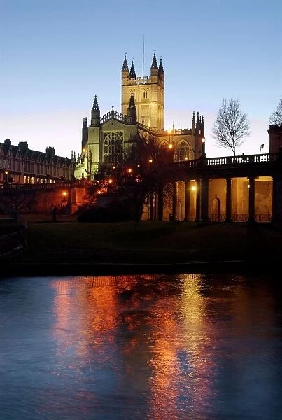 The Abbey, Bath, UNESCO World Heritage Site, Somerset, England, United Kingdom, Europe